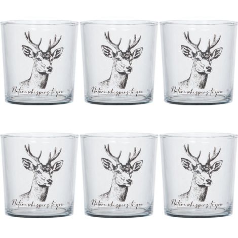 Table Passion - Gobelet Cerf 36 cl (lot de 6)