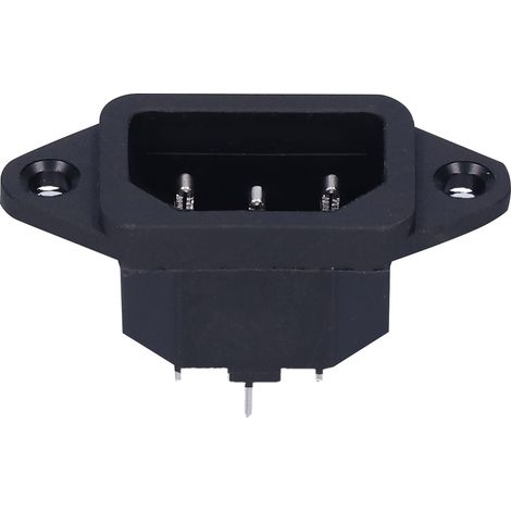 10 pièces prise de courant mâle prise de courant 3 cœurs connecteur de montage sur châssis en cuivre fournitures industrielles AC250V 10A (1/5)