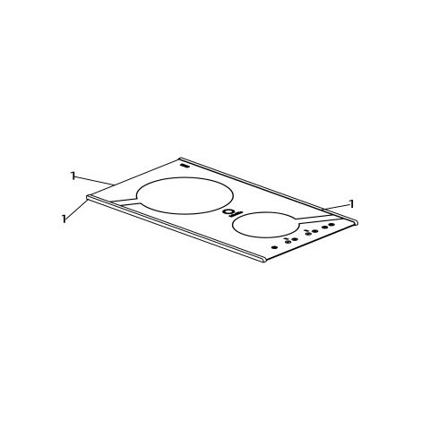 PLAN DE TRAVAIL 2I AR30 BASIC SCHOLTES POUR TABLE DE CUISSON - C00277307