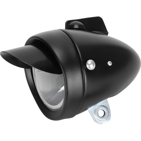 Vintage Fahrradscheinwerfer, Retro-LED-Licht, Nachtfahrsicherheit, Frontscheinwerfer, Fahrradzubehör, Schwarz (1/5)