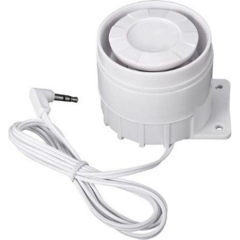 Sirène D'Alarme - 120 dB - 5 À 12 V CC - Pour Système De Sécurité Filaires - Intérieur Maison Et Bureau - 1 Pièce