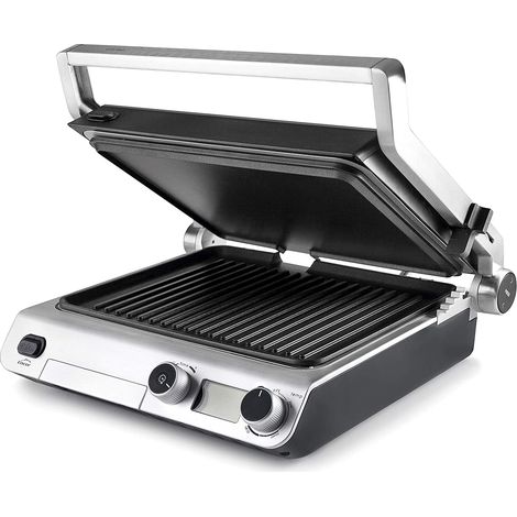 LACOR 69574 - Grill abatible PRO con doble zona de cocción (1/5)