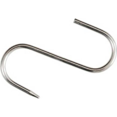 10 x GANCIO INOX P/MACELLAIO 200 X 9/10 MM