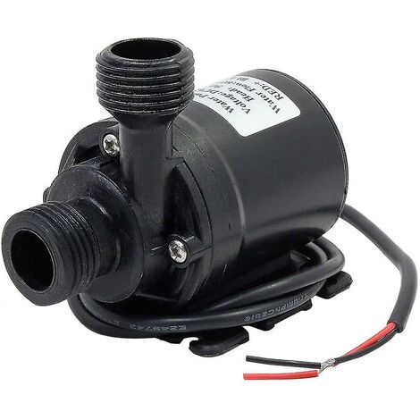Pair - Pompe immergée DC 12V 800L/h – Hauteur de refoulement 5m – Moteur sans balai – Circulation pour aquariums et fontaines (1/4)