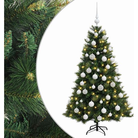 Albero di Natale artificiale con palline 150 cm 150 LED vidaXL (1/5)