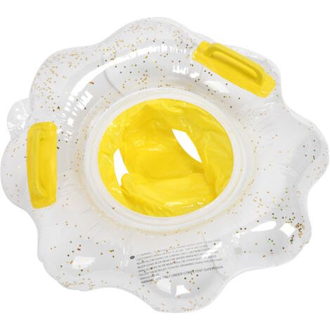 Bouée gonflable pour bébé, siège de sécurité, flotteur de taille en forme de fleur avec poignée (1/5)