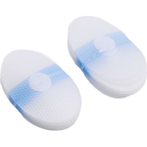 30 protège-oreilles étanches en silicone transparent hypoallergénique avec boule de coton pour la natation et la douche. (1/5)