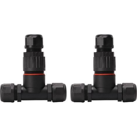 Connecteur étanche Type T, 2 pièces, 5 broches IP68, fil de lampadaire extérieur 450V 32A (1/5)