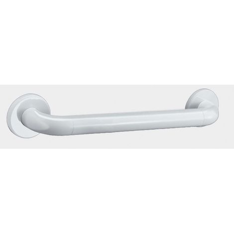 Delabie - Barre d'appui droite Diam 32 900 mm Nylon HR brillant blanc pour PMR