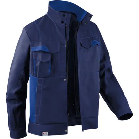 [NEUWERTIG] B-Ware Kübler Image Dress Jacke Arbeitsjacke Jacke Dunkelblau Kornblumenblau Größe 26