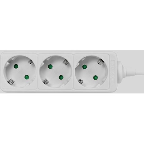 LogiLink LPS205 Multipresa Bianco Schuko 1 pz. (1/2)