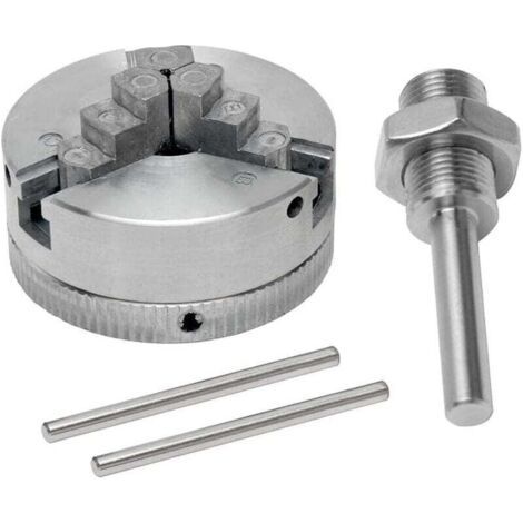 Mandrin à trois griffes en alliage de zinc, mandrin à main, perceuse électrique pour bois outils de puissance de connexion (1/4)