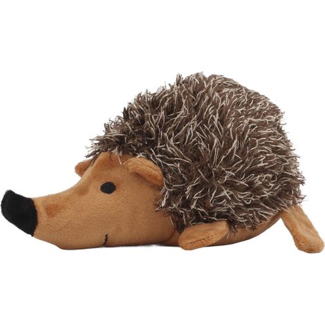 Ce jouet pour chien en forme de hérisson couineur est fabriqué dans une peluche ultra douce et résistante aux mâchouillages, idéale pour l'éducation et le jeu. Ses dimensions sont de 20 x 12,5 x 10 cm (1/5)