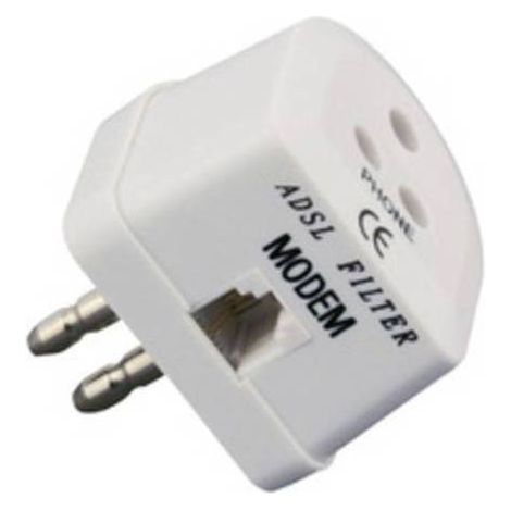 10 x FILTRO ADSL + PRESA MODULARE