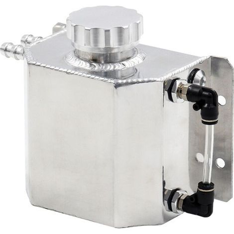 Bidon de D'huile de Véhicule en Aluminium 1 L Réservoir de Reniflard D'huile Vidange (1/4)