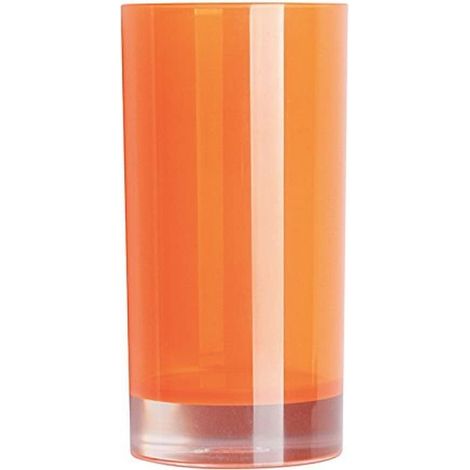 Excelsa Linea Bagno Bicchiere Portaspazzolini, Arancio (1/2)