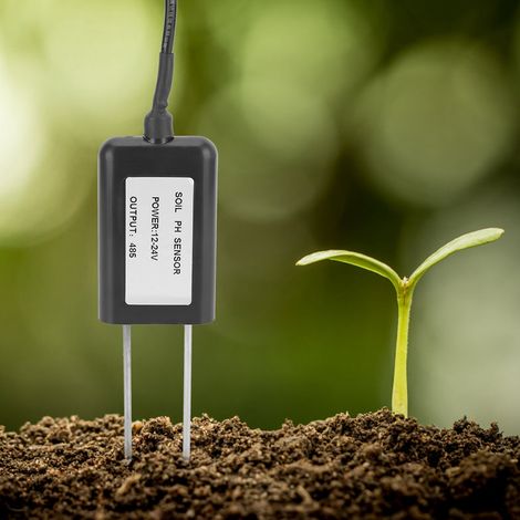 RS485 Wasserdichter digitaler pH-Messer für Garten- und Gewächshausböden, Sensor, Tester, Transmitter (1/5)