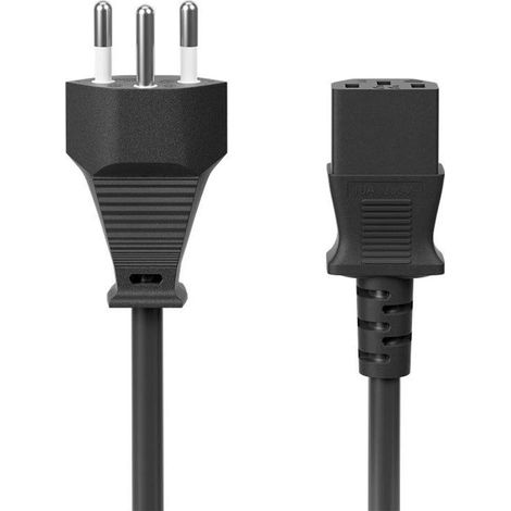 goobay Goobay 93617 - 2 m - Noir - Cable - Current / Power Supply 2 m - Noir (93617)