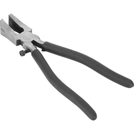Pince à tréfiler le verre, outil de fabrication de bijoux à bout plat avec vis réglable (1/5)