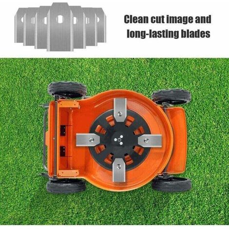 45 Titanmesser für alle Husqvarn/Automower/Yardforce/Gardena Mähroboter (3g-0,75 mm) mit 45 Schrauben, Ersatzmesser für die Modelle 105, 310, 315, 320, 420, 430x und r40i (1/5)