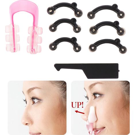 Pince-nez, rehausseur de nez, affineur de nez, réducteur d'ailes de nez, redresseur de nez, rehausseur de nez. (1/4)