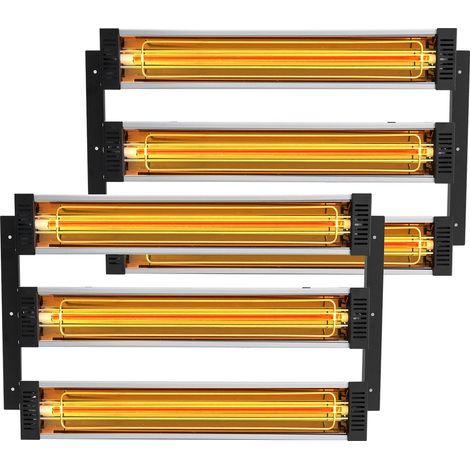 Lampe à polymérisation de peinture infrarouge 3000 W 2PCS pulvérisation (1/5)