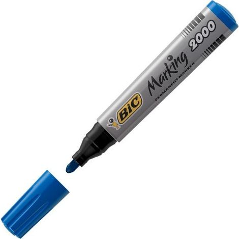 BIC Marcador permantente Marking 2000 punta conica trazo 1,7mm azul