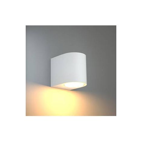 APPLIQUE DRAPION  9X8X7CM BIANCO GU10 1X5W MAX