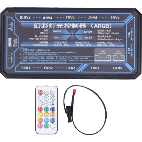 FREEZEMOD Hub de Contrôle Sans Fil pour Éclairage RVB, Télécommande Électronique 5V (1/5)