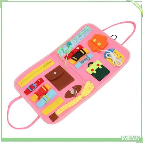 Fafeicy couverture sensorielle à fermeture éclair Couverture Sensorielle Fingerbout Zippers Shoelace Holes manutention elingue