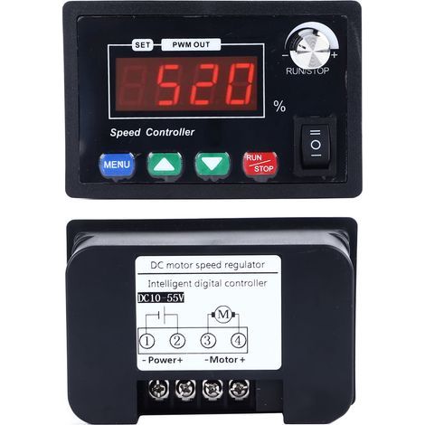 DC 40A Motor Speed Controller - Digital Display, Adjustable, Reversible CW/CCW, DC10-55V (1/5)