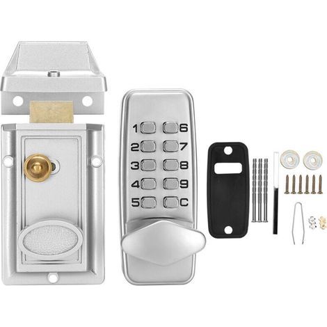 Serrure de porte à code numérique - Mécanique et étanche - Coffre électronique - Sécurité renforcée.