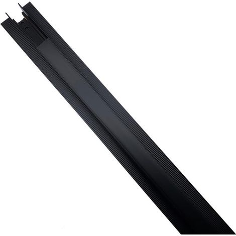 Rail Magnetique Encastré 48V - 1 m / Noir - SILUMEN (1/4)