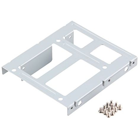 DISQUE DUR SSD HDD DE 2 POUCES À 3,5 POUCES DRIVE BAY CONVERTISSEUR ADAPTATEUR SUPPORT DE RACK ARGENT CONEX PG4270G0180400