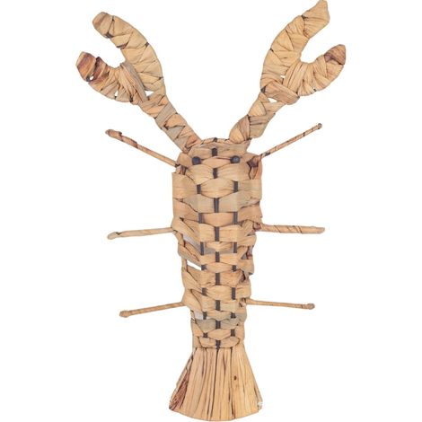 Signes Grimalt Hummer-Wanddekorationsbilder – braune Garten-Wanddekoration, 40 x 22 x 5 cm