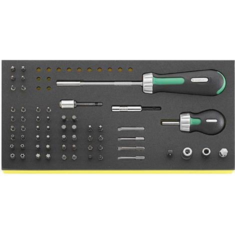 Stahlwille TCS 4008/8/52 Bitratschen-Satz 1/4" kschluesseleinsaetzen