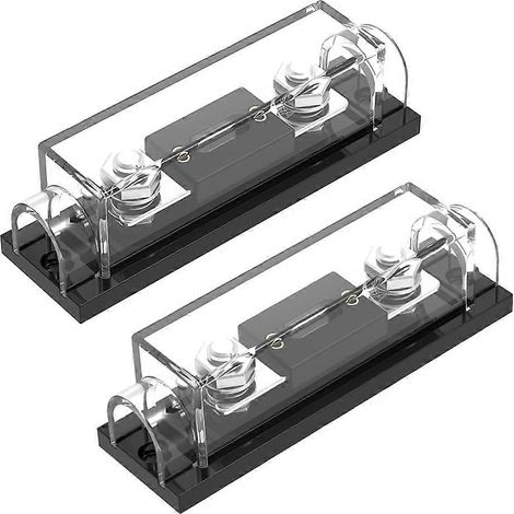 Porte-fusible ANL, fusible 300 A avec calibre 0/2/4 AWG, pour voitures, camions et bateaux (lot de 2) (1/5)