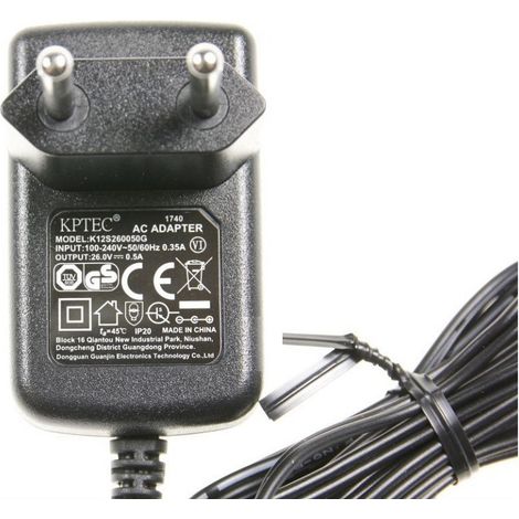 Chargeur pour aspirateur Hoover – Accessoire compatible avec modèles 48023809 et RA22PTG011 – Largeur 30mm pour un chargement rapide (1/2)