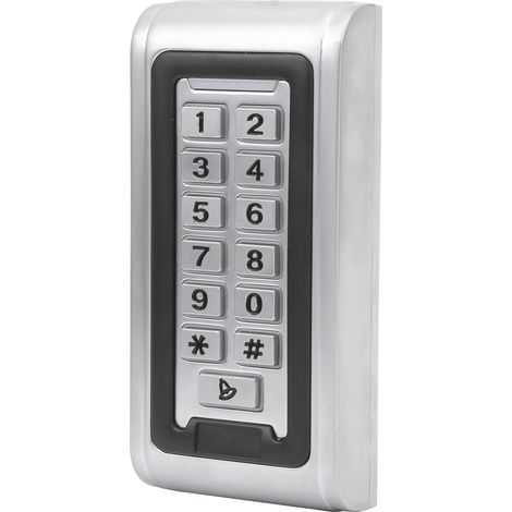 125 kHz RFID-Tastatur mit Hintergrundbeleuchtung für die Zutrittskontrolle, kompatibel mit Wiegand 26-Passwortkarten. (1/5)