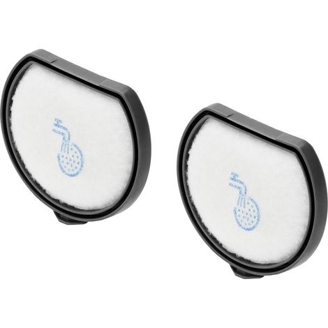 Lot de 2 AEF167 pour QX9 (2 pré-Moteur lavables, aspirateurs, Nettoyage Facile, Remplacement régulier du Filtre, Performance d'aspiration améliorée, Ajustement Parfait, Noir), Synthétique (1/3)