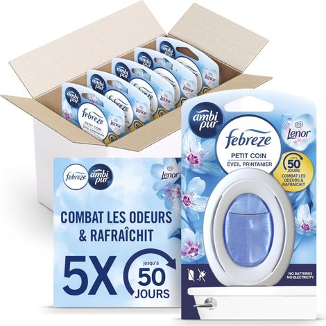 Petit Coin Désodorisant WC jusqu'à 50 jours Eveil Printanier x5 (1/5)