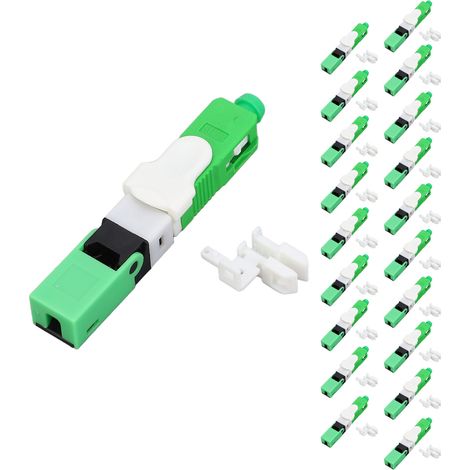 20 ensembles de connecteur froid à fibre optique monomode SC optique rapide pour les projets FTTH