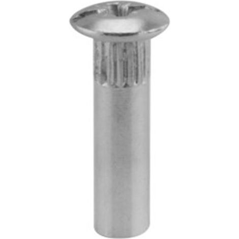 Vis union métallique - M6 30x32mm chromée, HERRAJES JIMENEZ MONLLOR.