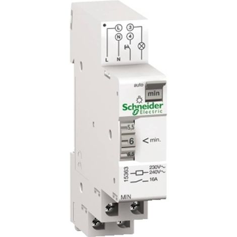 Temporizador Schneider luz ajustable escala 1-7 minutos 15363 (1/4)