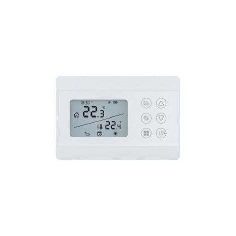 CRONOTERMOSTATO SETTIMANALE SILVER CR- Bianco- IMIT- pezzi 1