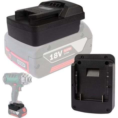 Bosch 18V to Parkside XTeam 20V Li-Ion Battery Converter Adapter – Compatible with BAT609 to BAT621 batteries – Non-rechargeable (1/5)