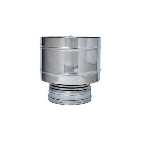 C FUMAIOLO A BOTTE INOX DOP PARETE D  8/13CM