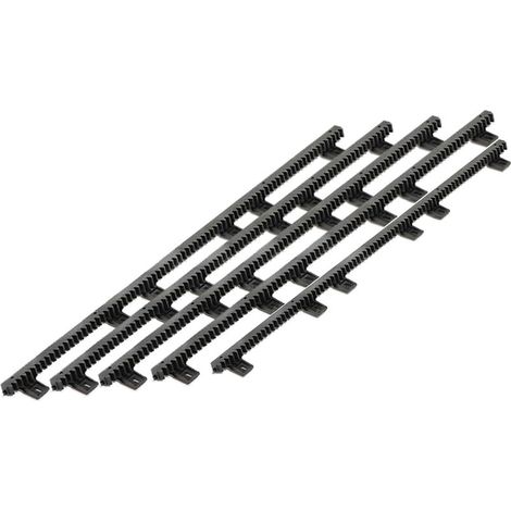 Pack de 5 Cremailleres nylon PA6 et fibre de verre tipe CAME CGZP 2019