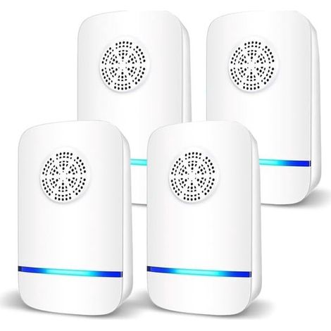 Ultraschall Nagetiervernichter, 4 Stück, nagetiersicher, geräuschlos, ungiftig, effektiver Nagetiervernichter, strahlungsfreier Ultraschall Naget (1/5)