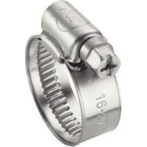 Collier de serrage bande non perforée de 12MM Diamètre 50 à 70 Acier zingué W1